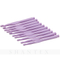 Sciarpa per ferri da maglia ad uncinetto in pvc color viola ad uncinetto a testa singola
