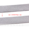 Frosted Silver Glitter buona qualità Alta elasticità personalizzato Woven 1.8 pollici tessitura nastro elastico di metallo Elastic Band