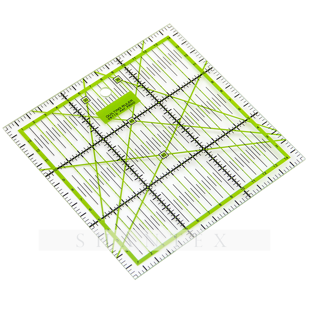 Righello per trapuntatura patchwork quadrato acrilico ecologico