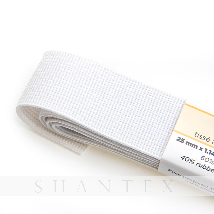 Personalizzato Logo Abbigliamento Biancheria intima Etichetta stampata morbido poliestere banda tessuto elastico